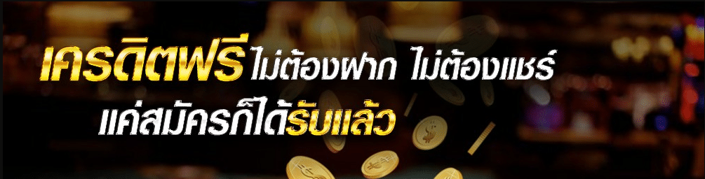บาคาร่าเครดิตฟรี ไม่ต้องแชร์