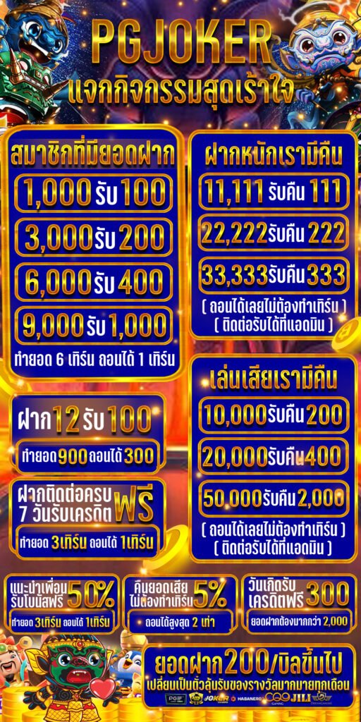 สล็อตยักษ์168รวมโปรโมชั่นมากมายในเว็บเดียว