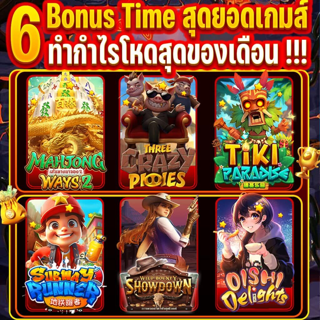 yakjokerเกมยอดนิยม 6 รูปแบบ