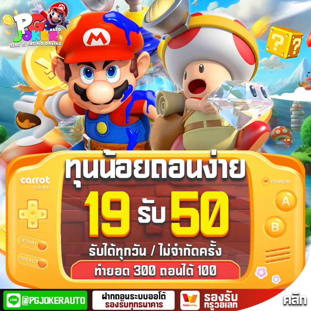ทุนน้อยถอนง่าย 19รับ50