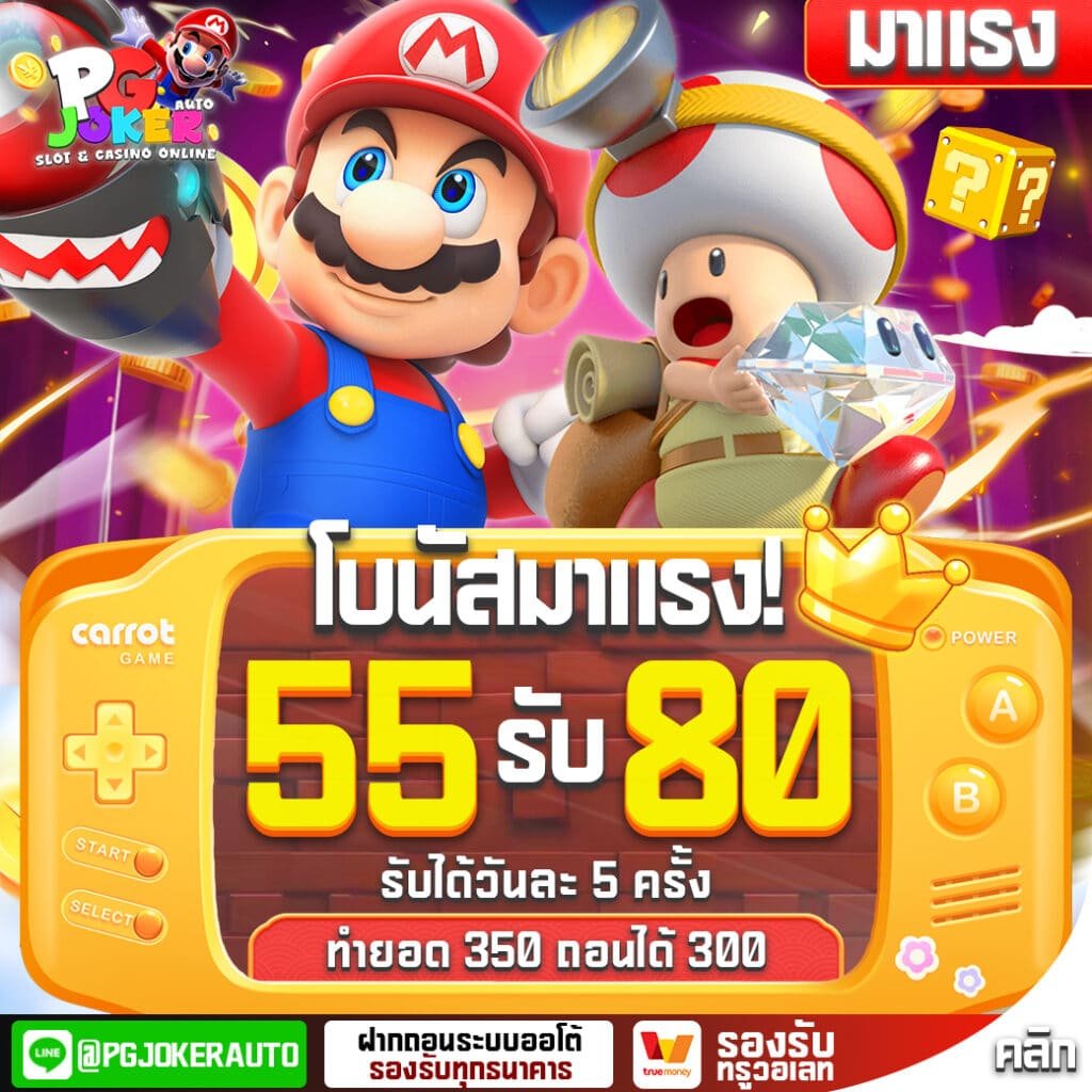 โบนัสมาแรง 55รับ80